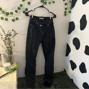 Abercrombie crossover waist dad jean